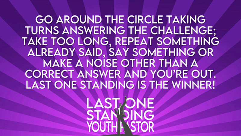 Last One Standing Youth Pastor